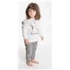 Gary Pigiama invernale neonata bambina Gary in punto Milano Q10043, GRIGIO