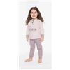 Gary Pigiama invernale neonata bambina Gary in punto Milano Q10042, MIRTILLO