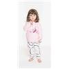 Gary Pigiama invernale neonata bambina Gary in punto Milano Q10045, ROSA SCURO