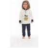 Gary Pigiama invernale neonata bambina Gary in punto Milano N10040, BLU