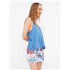 Gisela Pigiama donna top short in modal Gisela 20399/20400, Grigio,Quadretti Rosa,Rosso,Geometrica,Plaid,Animale,Blu,Floreale