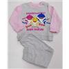 Disney Pigiama caldo cotone neonata bambina Baby Shark Disney interlock BS32P8809, GRIGIO