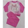 Disney Pigiama neonata bambina caldo cotone Interlock Minnie Disney DBB-613, ROSA