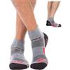 Meritex Confezione da 3 paia di calze fitness unisex uomo donna Meritex Active 670, Grigio