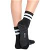 Meritex Confezione da 3 paia di calze antiscivolo uomo/donna Meritex cotone 675 Gimmy, Nero
