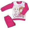 Disney Pigiama caldo cotone neonata bambina Frozen Disney interlock 45715, FUCSIA