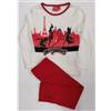 Disney Pigiama cotone Miraculous Lady Bug Disney bambina HS2006, BIANCO