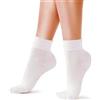 Marchare Calzini alti al ginocchio per bambine, uniformi scolastiche, in cotone, senza cuciture, confezione da 3/6, Bianco-3 paia, 3-5 Anni