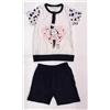 Buccia Di Mela Pigiama bambina cotone Io&Buccia corto SGC10157B, BLU