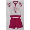 Buccia Di Mela Pigiama bambina cotone Io&Buccia corto SGC10157B, FUCSIA