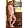 Sièlei Tuta/Pigiama donna Sièlei girocollo micropile MR12, ROSA