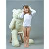 BImbissimi Maglia manica lunga bambina Bimbissimi in caldo cotone TL311, BIANCO