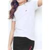 Lotto Maglia mezza manica bambina in puro cotone Lotto LA1401, FUCSIA