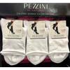Pezzini Confezione da 3 paia di calze donna in caldo cotone Pezzini Be Natural taglio vivo DCZ-301 Casual, BIANCO