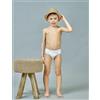 BImbissimi Confezione da 6 slip bambino in puro cotone mercerizzato SM21R, BIANCO