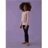 Jadea Maglia manica lunga bambina Jadea girocollo in cotone bielastico 263, BIANCO