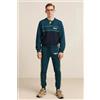Legea Pigiama lungo uomo Legea 100% cotone PG49636, BLU