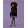 Jadea Maglia maglioncino maglione lupetto bambina Jadea collo alto in cotone bielastico 262, BIANCO