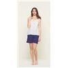 Gary Pigiama spallina pantaloncino donna Jersey Gary U55079, BLU