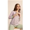 Gary Pigiama calibrato donna Jersey serafino Gary puro cotone 5265CONF, VERDINO