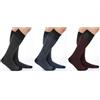 Meritex Confezione da 6 paia calze lunghe caldo cotone Meritex 1278 Pull, Nero