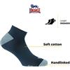 Lonsdale Confezione da 6 paia di calze sportive in cotone tech Lonsdale LNS10, NERO