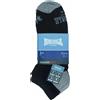 Lonsdale Confezione da 6 paia di calze sportive in cotone tech Lonsdale LNS09, NERO