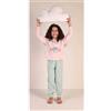 Gary Pigiama Gary bambina/ragazza manica lunga 2 bottoni 3128, CREMA