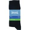 Lonsdale Confezione da 6 paia di calze corte in cotone Lonsdale LNS06, NERO
