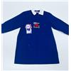 Ambrosino Grembiule scuola elementare bambino Ambrosino Made in Italy ricamo Boxing Q205, BLU