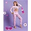 Sabor Pigiama puro cotone Barbie estivo bambina MT50C7385, FUXIA