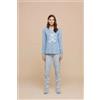 Noidinotte Pigiama serafino donna in caldo cotone Noidinotte Orsetto FA8327, ROSA