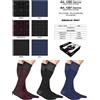 Meritex Confezione da 6 paia calze corte caldo cotone Meritex 1257 Dennis, Geometrica