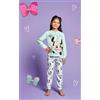 Sabor Pigiama puro cotone Minnie Disney estivo bambina DY50L7393, VERDE ACQUA