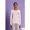 Sabor Pigiama puro cotone donna Snoopy SND3850, ROSA