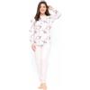 Gary Pigiama donna calibrato invernale collo serafino interlock Gary S50001CONF, ROSA CIPRIA