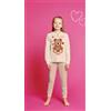 Sabor Pigiama puro cotone Trudi estivo bambina TY50L7398, ROSA CHIARO