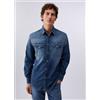 Liu Jo Camicia Liu Jo regular in denim uomo