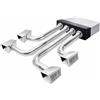 Kit Completo Plenum Coibentato a 4 Zone Per Fancoil Canalizzato