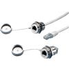 Rittal RJ45-Einbaumodul Rittal für Materialstärken 1-6mm (Speditionsversand)