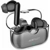 Acefast cuffie in-ear TWS Auricolare Bluetooth 5.2, cVc 8.0, aptX, impermeabile IPX7 nero