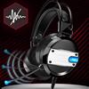 XO headset gaming GE-02 per Xbox One, PS4, PC, cuffie da gioco over-ear stereo da 3,5 mm con microfono archetto per cuffie RGB