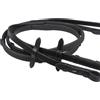 QHP Redini in gomma con borchie e fibbie cieche ARBO-INOX® Taglia - Pony Colore - Nero