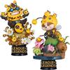 Beast Kingdom Toys Regno delle Bestie LEAGUE OF LEGENDS - Set di figure d'azione Beemo e BZZZiggs (DS-119)