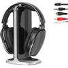 Retekess TA007 Cuffie wireless per TV, stazione di ricarica con trasmettitore a 2,4 GHz, portata 60 m, compatibili con Bluetooth, cuffie per la TV pensate per gli anziani, partita di calcio