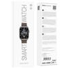 HOCO Smartwatch Y17 Orologio sportivo intelligente Tecnologia Bluetooth 300 mAh Impermeabile Argento