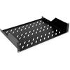 ROLINE 19-Zoll Fachboden 2 HE 350 T, 25kg Tragkraft schwarz