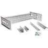 ROLINE 19 Zoll Hutschienenträger 3 HE 133x482x123 HxBxT grau (26.21.0102)