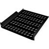 ROLINE Scaffale da 19 pollici 2 U 550 T, capacità di carico 25 kg nero