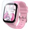 Kiano Smartwatch Kiano Watch KID 4G LTE Princess - Orologio per bambini con cinturino rosa | orologio con quadrante fiabesco | GPS, AGPS, LBS, WIFI